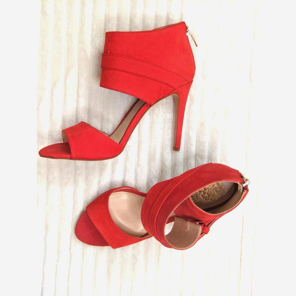 New Vince Camuto 7.6 High Heels Women Shoes Red
